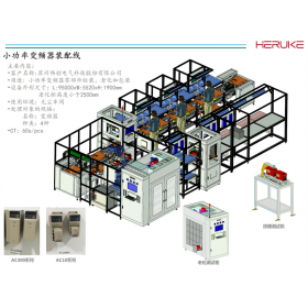 小功率变频器生产线